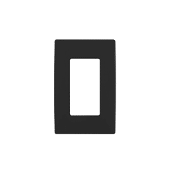 Leviton Renu 1 Gang Plastic Wallplate Onyx Black (REWP1-OB)