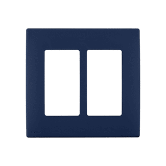 Leviton Renu 2 Gang Plastic Wallplate Rich Navy (REWP2-RN)