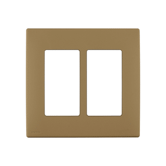 Leviton Renu 2 Gang Plastic Wallplate Warm Caramel (REWP2-WC)
