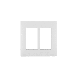Leviton Renu 2 Gang Plastic Wallplate White (REWP2-WW)