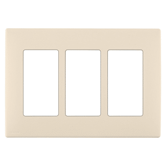 Leviton Renu 3 Gang Plastic Wallplate Gold Coast (REWP3-GC)