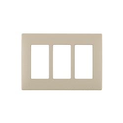 Leviton Renu 3 Gang Plastic Wallplate Navajo Sand (REWP3-NS)