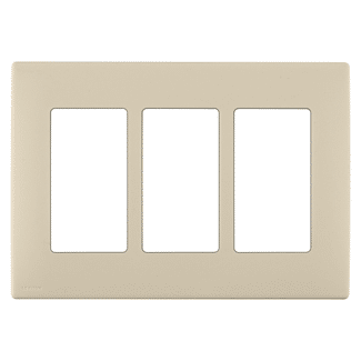 Leviton Renu 3 Gang Plastic Wallplate Whispering Wheat (REWP3-WG)