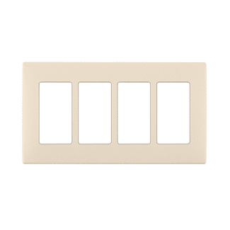 Leviton Renu 4 Gang Plastic Wallplate Gold Coast (REWP4-GC)