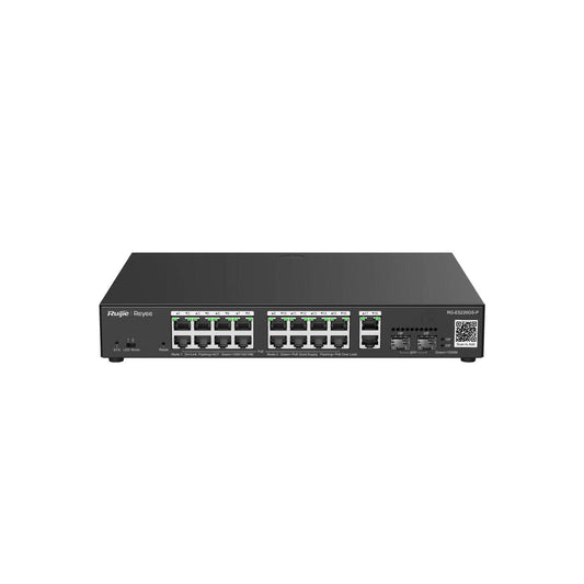 Reyee 18 Port Extended PoE+ Gigabit Cloud Managed Smart Switch (16 PoE+) (RG-ES220GS-P)