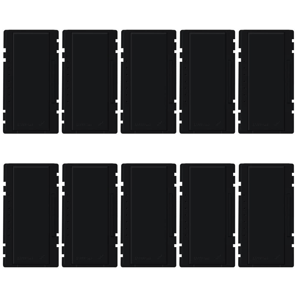 Lutron Colour Kit 10 Pack for RA 6CL 6ND 10D 10ND 6NA PRO F6AN-DV, Black (RK-D-10-BL)