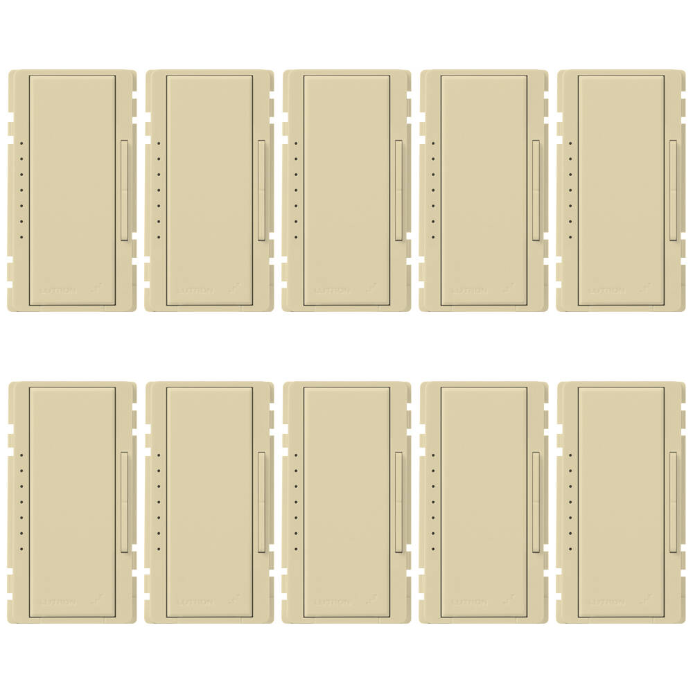 Lutron Colour Kit 10 Pack for RA 6CL 6ND 10D 10ND 6NA PRO F6AN-DV, Ivory (RK-D-10-IV)