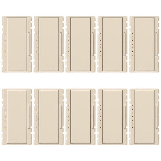 Lutron Colour Kit 10 Pack for RA 6CL 6ND 10D 10ND 6NA PRO F6AN-DV, Light Almond (RK-D-10-LA)
