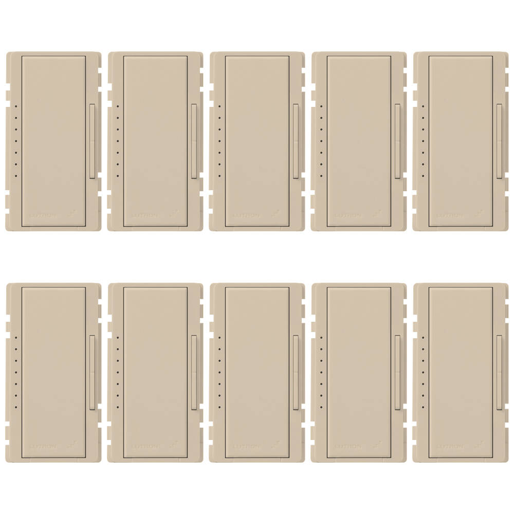Lutron Colour Kit 10 Pack for RA 6CL 6ND 10D 10ND 6NA PRO F6AN-DV, Taupe (RK-D-10-TP)