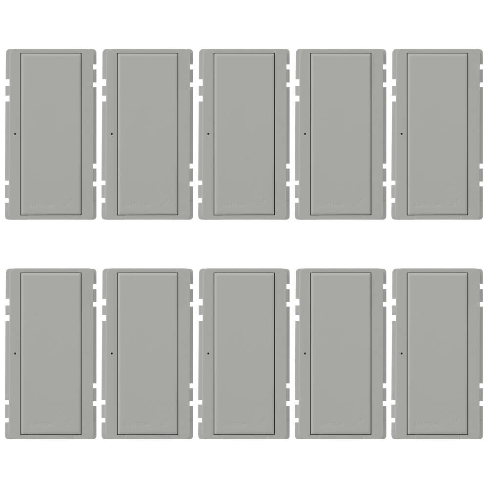 Lutron Colour Kit 10PK for RA Switch 8ANS 8S-DV, Gray (RK-S-10-GR)
