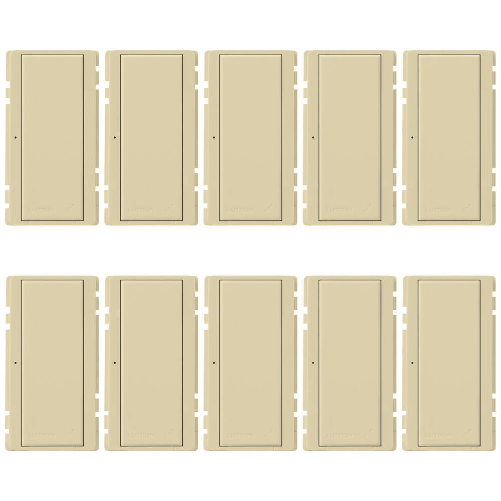Lutron Colour Kit 10PK for RA Switch 8ANS 8S-DV, Ivory (RK-S-10-IV)