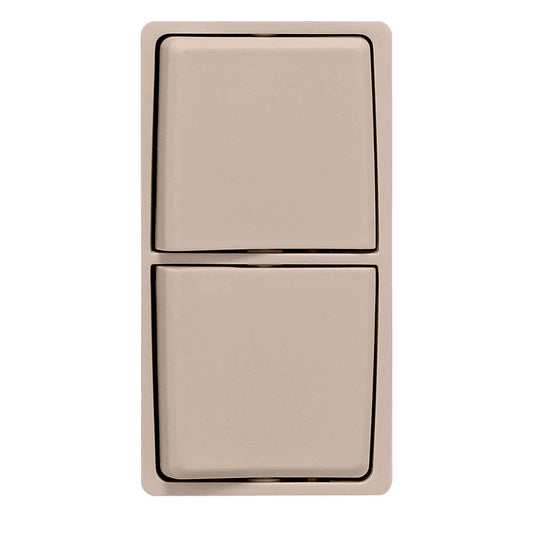 Leviton Renu Combination Switch Face Kit Cafe Latte (RK634-CA)