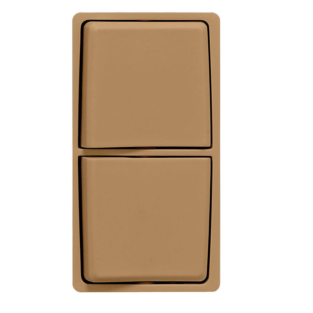 Leviton Renu Combination Switch Face Kit Warm Caramel (RK634-WC)