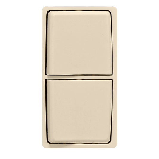 Leviton Renu Combination Switch Face Kit Whispering Wheat (RK634-WG)