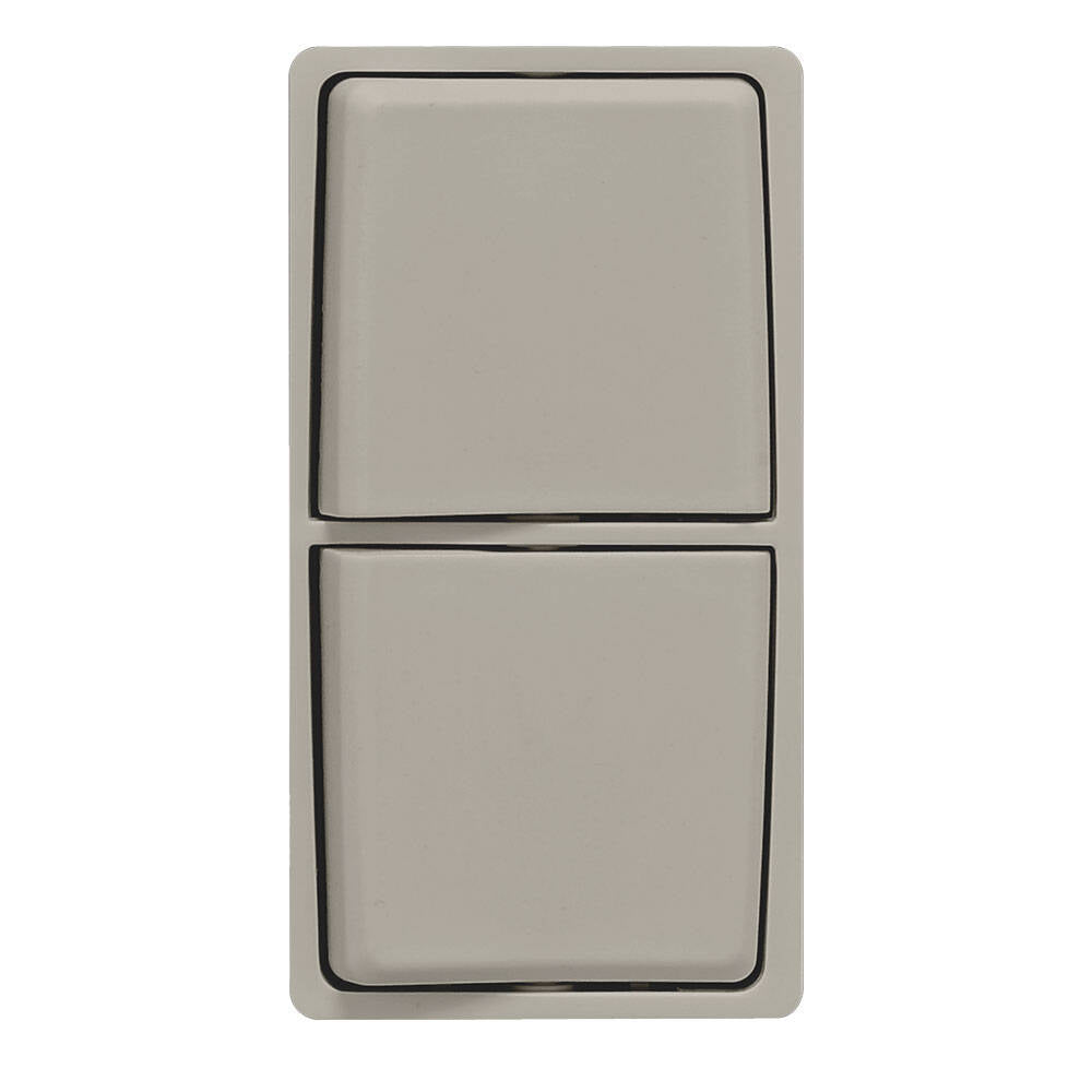 Leviton Renu Combination Switch Face Kit Wood Smoke (RK634-WS)
