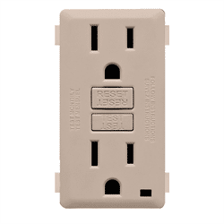 Leviton Renu 15A GFCI Receptacle Face Kit Cafe Latte (RKG15-CA)