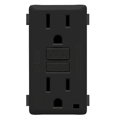 Leviton Renu 15A GFCI Receptacle Face Kit Onyx Black (RKG15-OB)