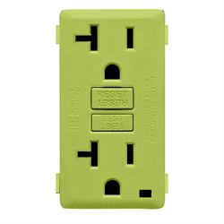 Leviton Renu 20A GFCI Receptacle Face Kit Granny Smith Apple (RKG20-GS)