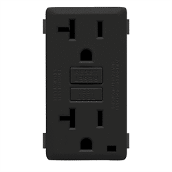 Leviton Renu 20A GFCI Receptacle Face Kit Onyx Black (RKG20-OB)
