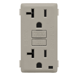 Leviton Renu 20A GFCI Receptacle Face Kit Wood Smoke (RKG20-WS)