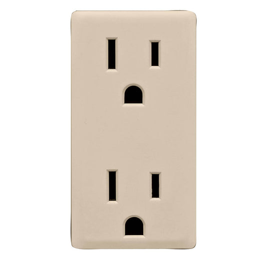 Leviton Renu 15A Receptacle Face Kit Navajo Sand (RKR15-NS)