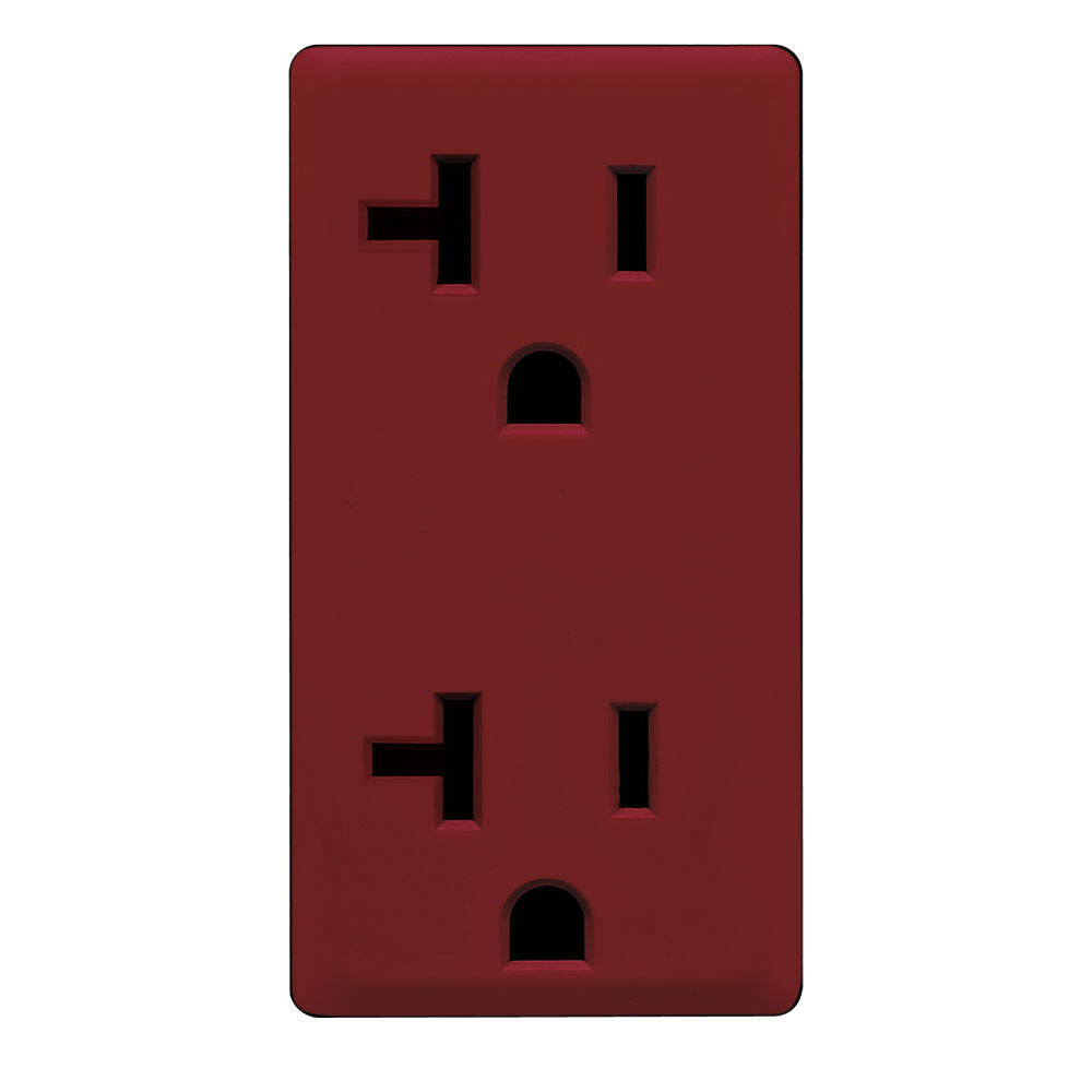 Leviton Renu 20A Receptacle Face Kit Deep Garnet (RKR20-DG)