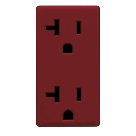 Leviton Renu 20A Receptacle Face Kit Deep Garnet (RKR20-DG)