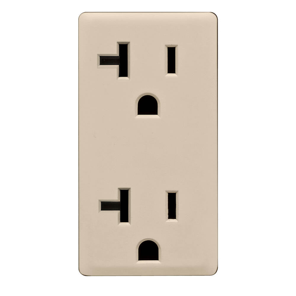 Leviton Renu 20A Receptacle Face Kit Navajo Sand (RKR20-NS)