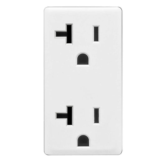 Leviton Renu 20A Receptacle Face Kit White (RKR20-WW)