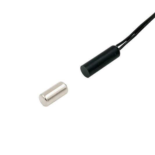 Flair Recessed Magnetic Contact 1/4" x 1/2", 1/2" Gap, Black (RMS68-1)