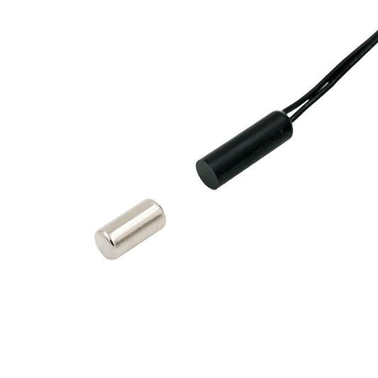 Flair Recessed Magnetic Contact 1/4" x 3/4", 3/4" Gap, Black (RMS68-2)