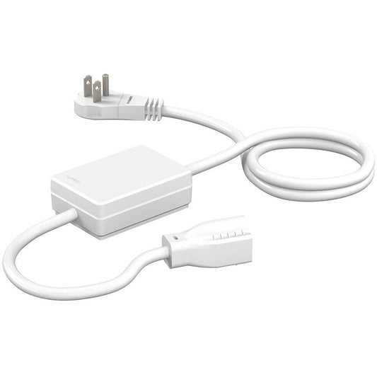Lutron RadioRA2 Plug In Switch 15A, Snow (RR-15APS-1-SW)