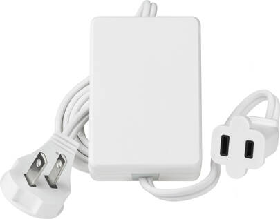 Lutron RadioRA2 Plug-in Dimmer, Midnight (RR-3PD-1-MN)