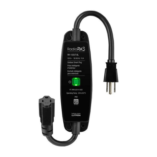 Lutron RadioRA3 Outdoor Plug-in Switch (RR-15OUT-BL)