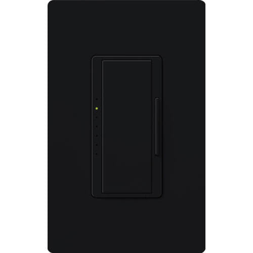 Lutron RadioRA2 1000W Dimmer, Neutral Req Black (RRD-10ND-BL)