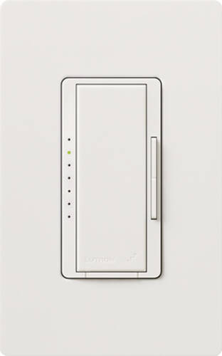 Lutron RadioRA2 Maestro Dimmer with PRO LED+, Snow (RRD-PRO-SW)