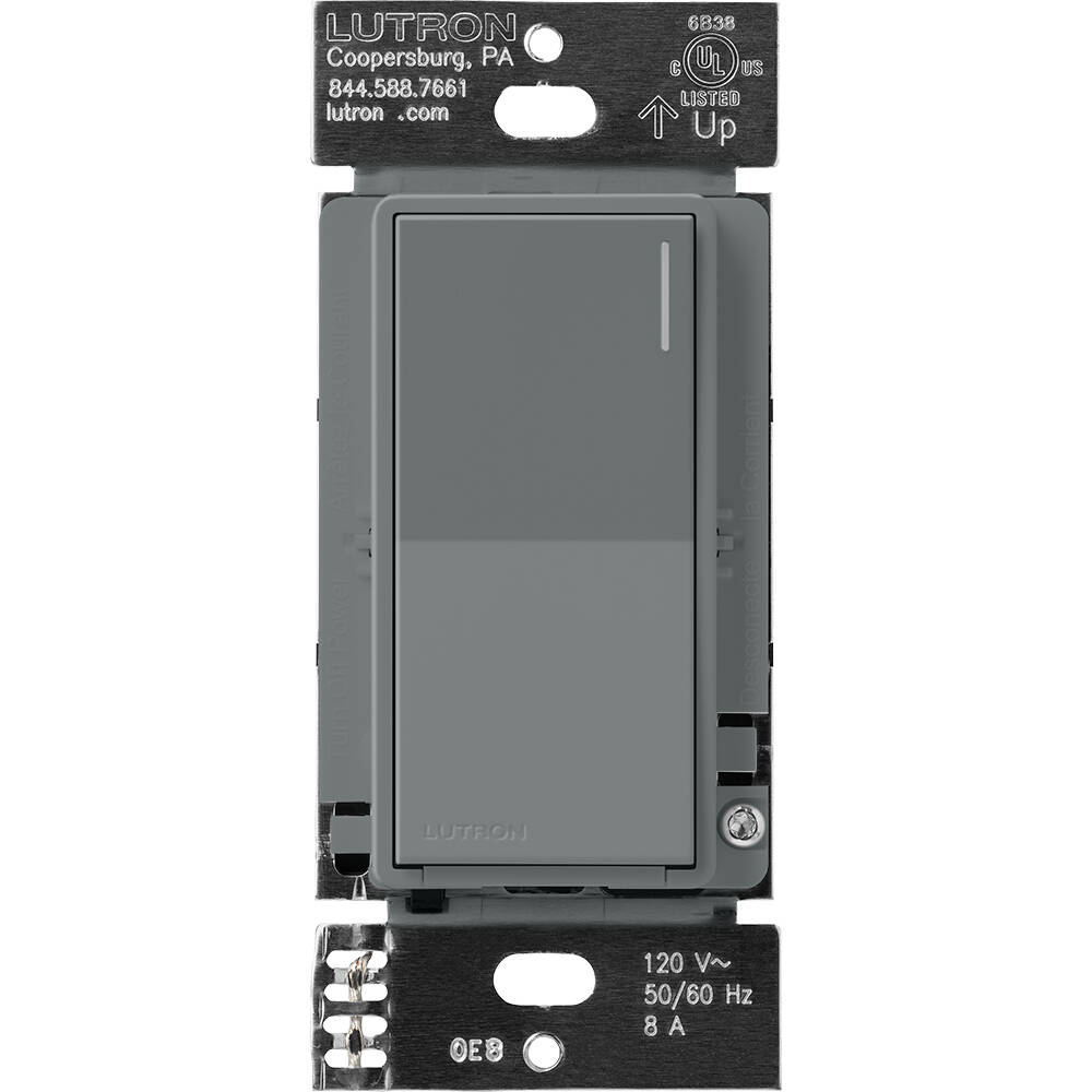 Lutron RadioRA3 SUNNATA RF Switch, Slate (RRST-8ANS-SL)