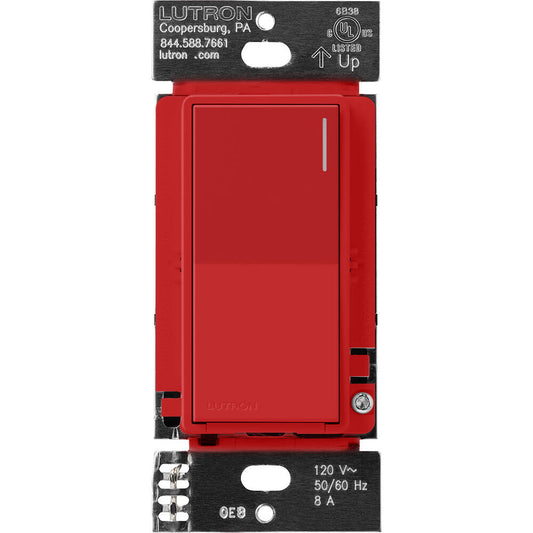 Lutron RadioRA3 SUNNATA RF Switch, Signal Red (RRST-8ANS-SR)