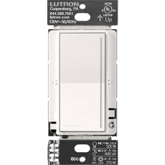 Lutron RadioRA3 SUNNATA RF Touch Dimmer Pro LED+, Brilliant White (RRST-PRO-N-BW)