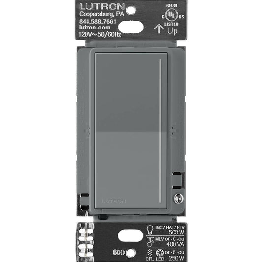 Lutron RadioRA3 SUNNATA RF Touch Dimmer Pro LED+, Slate (RRST-PRO-N-SL)