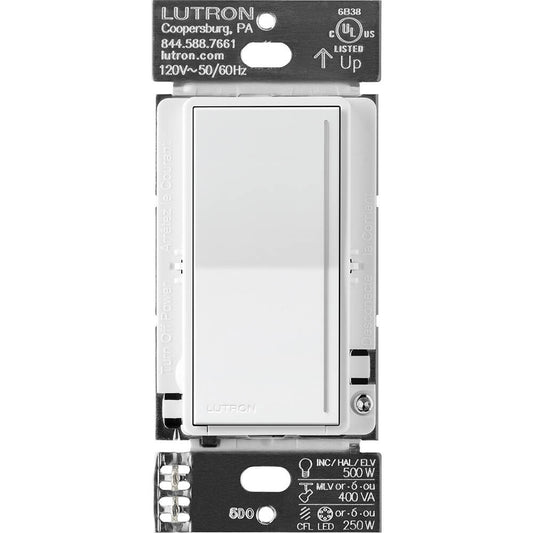 Lutron RadioRA3 SUNNATA RF Touch Dimmer Pro LED+, Snow (RRST-PRO-N-SW)