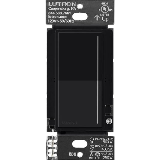 Lutron RadioRA3 SUNNATA RF Touch Companion Dimmer, Black (RRST-RD-BL)