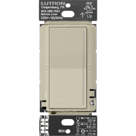 Lutron RadioRA3 SUNNATA RF Touch Companion Dimmer, Clay (RRST-RD-CY)