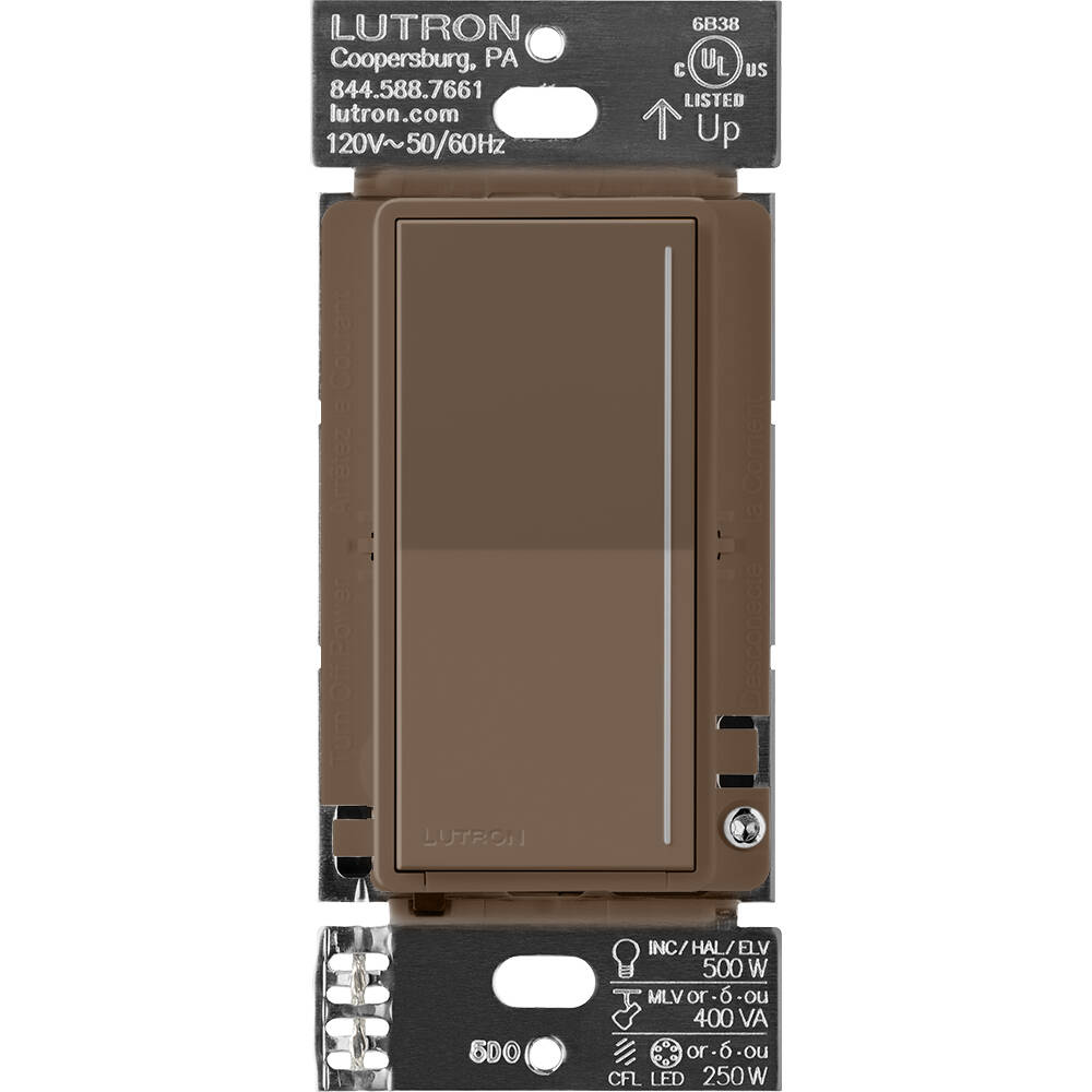 Lutron RadioRA3 SUNNATA RF Touch Companion Dimmer, Espresso (RRST-RD-EP)