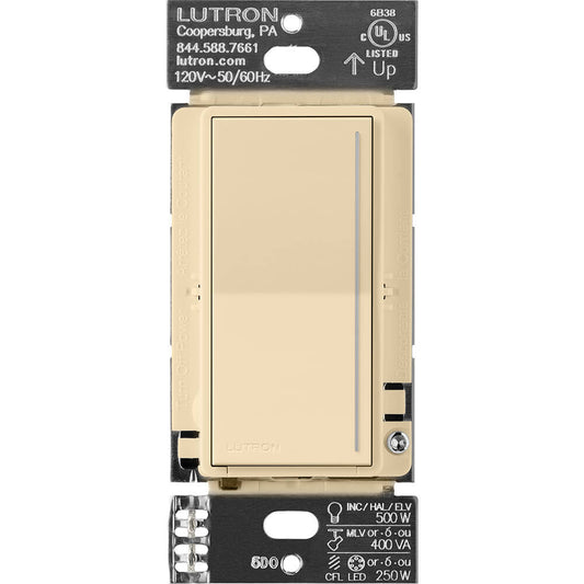 Lutron RadioRA3 SUNNATA RF Touch Companion Dimmer, Ivory (RRST-RD-IV)