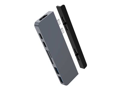 Concentrador Hyperdrive Duo 7 en 2 - Estación de acoplamiento - USB-C x 2 - HDMI
