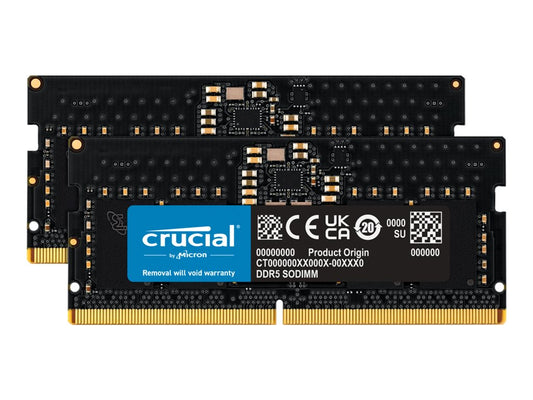 Kit Micron Crucial de 16 GB (2 x 8 GB) DDR5-5200 Sodimm