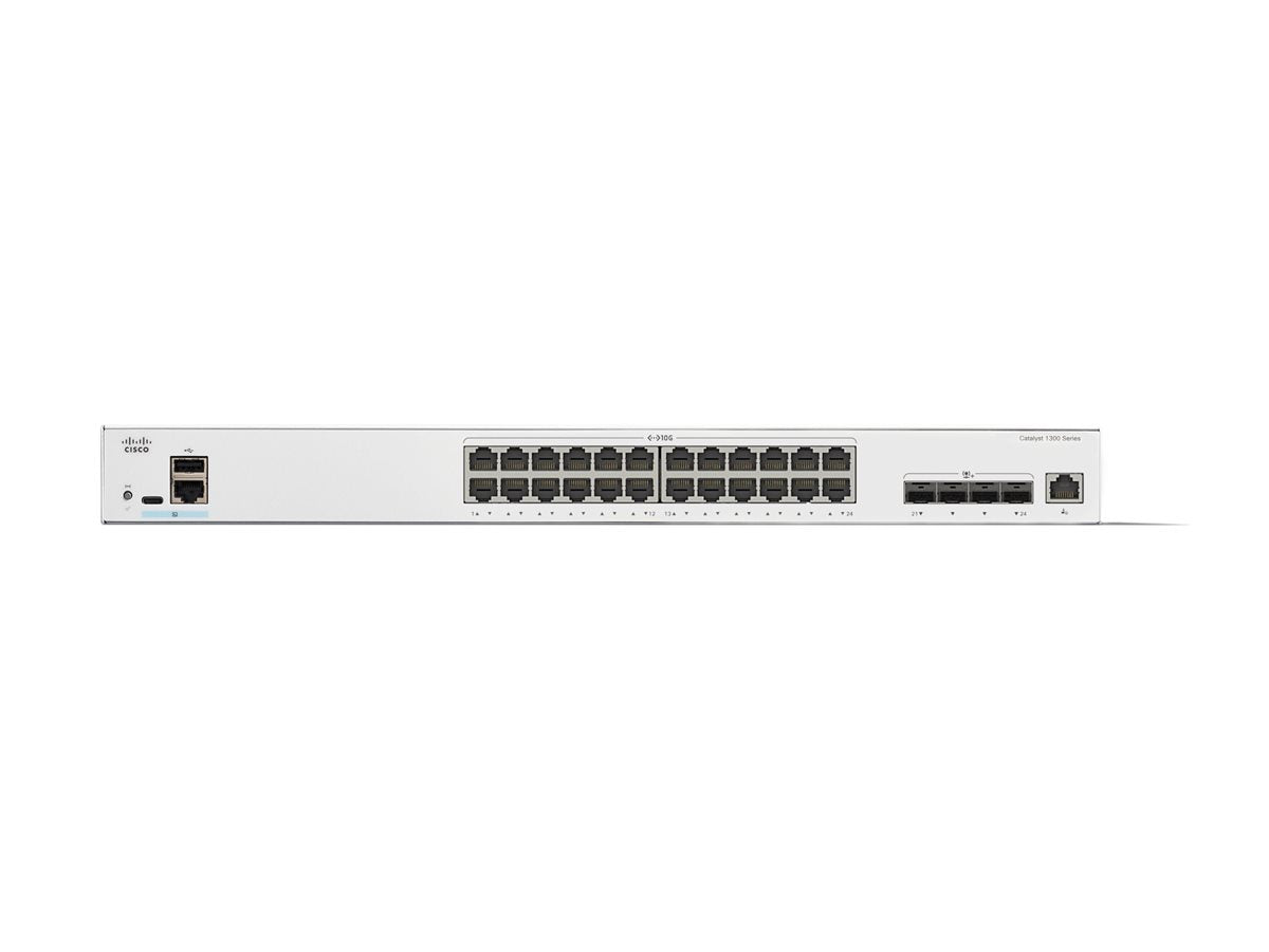 Cisco Catalyst 1300-24Xt - Switch - 24 Ports - Smart - Rack-Mountable