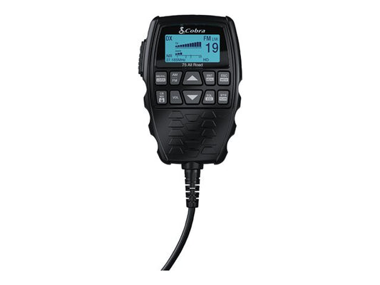 Radio CB Cobra 75 para todo terreno - UHF/VHF/AM/FM