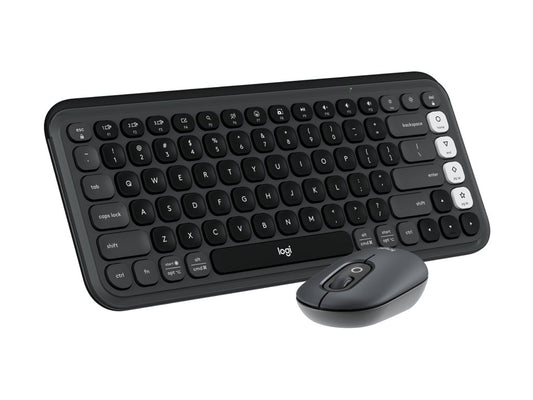 Logitech Pop Icon Combo - Keyboard And Mouse Set - Qwerty - Englis